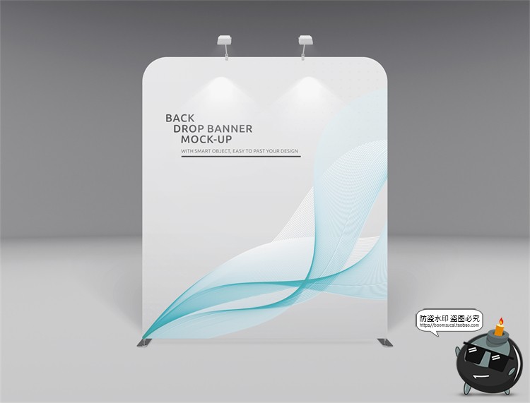 图片[3]-展厅展台展览会快展VI品牌企业智能贴图展示样机PSD模板PS素材-设计猿