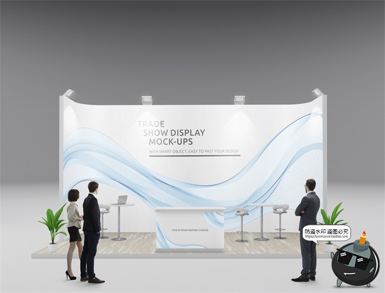 图片[6]-展厅展台展览会快展VI品牌企业智能贴图展示样机PSD模板PS素材-设计猿