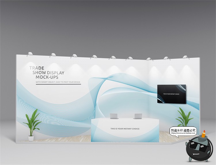 图片[8]-展厅展台展览会快展VI品牌企业智能贴图展示样机PSD模板PS素材-设计猿