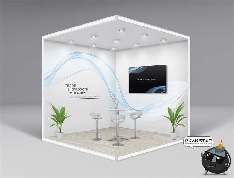 图片[12]-展厅展台展览会快展VI品牌企业智能贴图展示样机PSD模板PS素材-设计猿