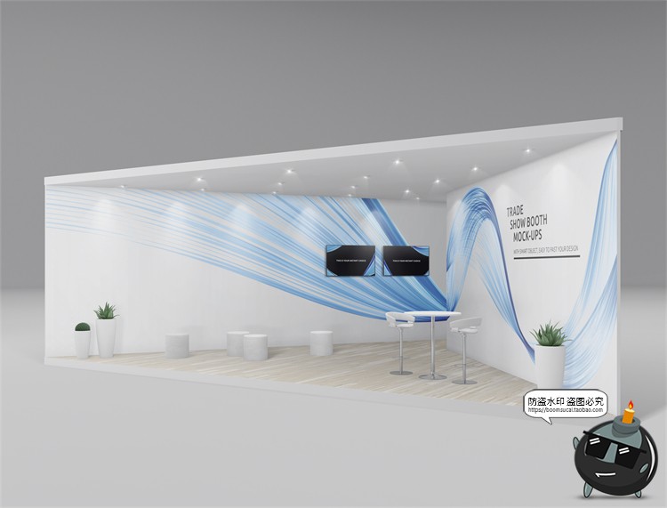 图片[13]-展厅展台展览会快展VI品牌企业智能贴图展示样机PSD模板PS素材-设计猿