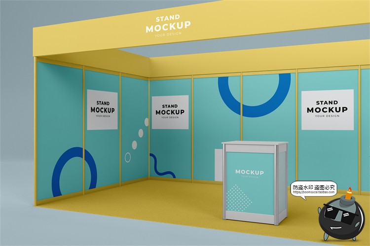 图片[30]-展厅展台展览会快展VI品牌企业智能贴图展示样机PSD模板PS素材-设计猿