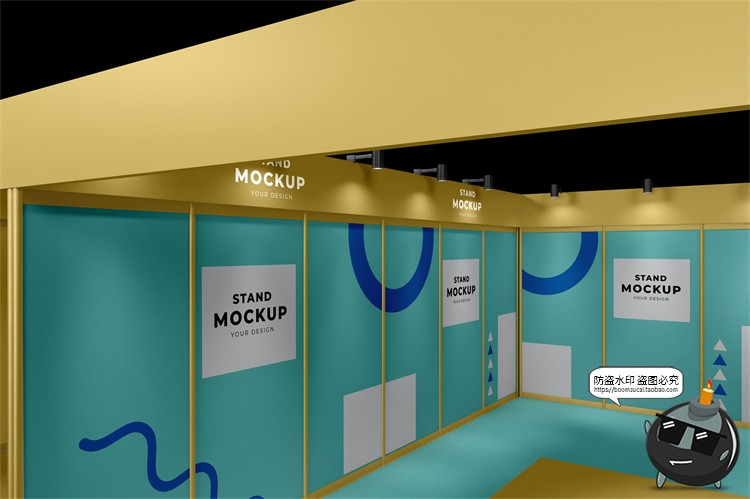 图片[38]-展厅展台展览会快展VI品牌企业智能贴图展示样机PSD模板PS素材-设计猿
