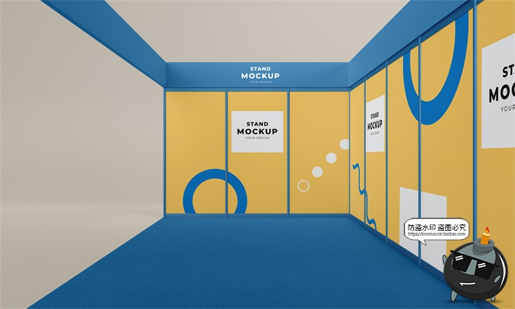 图片[39]-展厅展台展览会快展VI品牌企业智能贴图展示样机PSD模板PS素材-设计猿