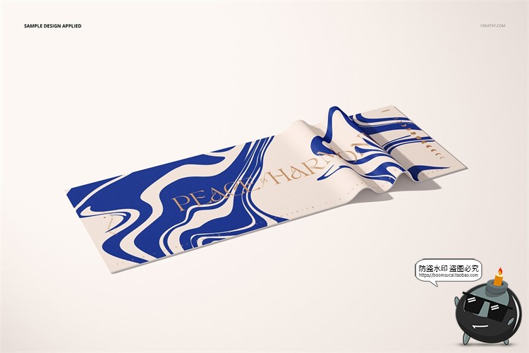 图片[10]-防滑运动健身瑜伽垫泡沫材质地垫图案展示样机贴图PSD模板PS素材-设计猿