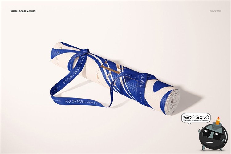 图片[11]-防滑运动健身瑜伽垫泡沫材质地垫图案展示样机贴图PSD模板PS素材-设计猿