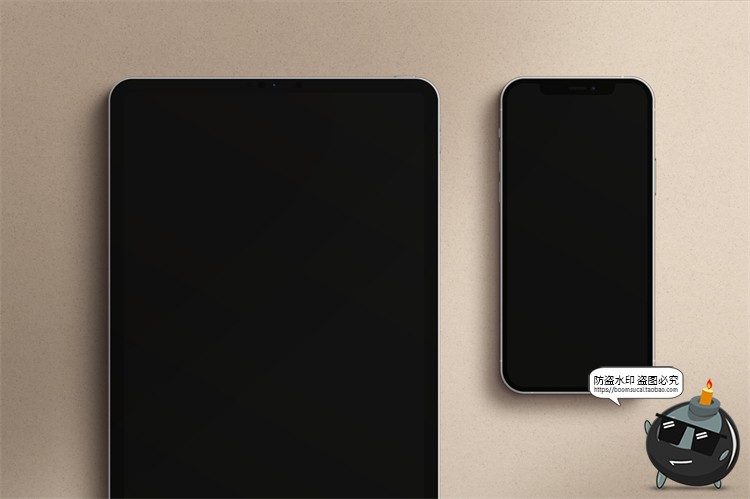 图片[3]-极简光影电脑设备笔记本网页APP界面UI展示样机贴图PSD模板PS素材-设计猿