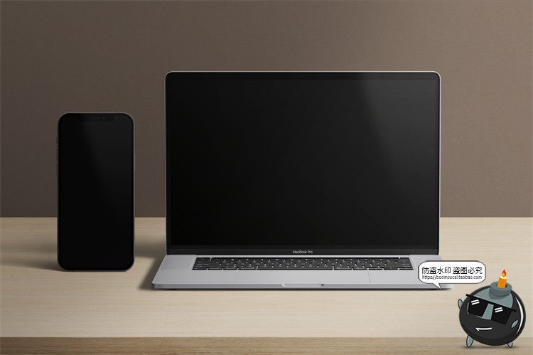 图片[5]-极简光影电脑设备笔记本网页APP界面UI展示样机贴图PSD模板PS素材-设计猿