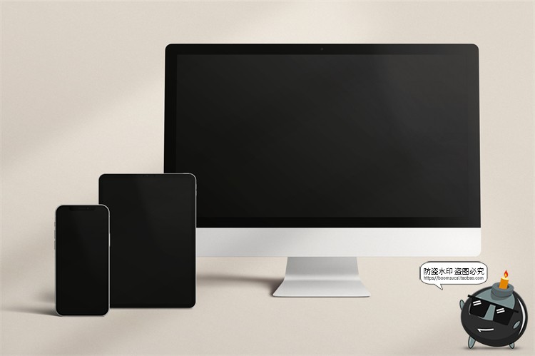 图片[10]-极简光影电脑设备笔记本网页APP界面UI展示样机贴图PSD模板PS素材-设计猿