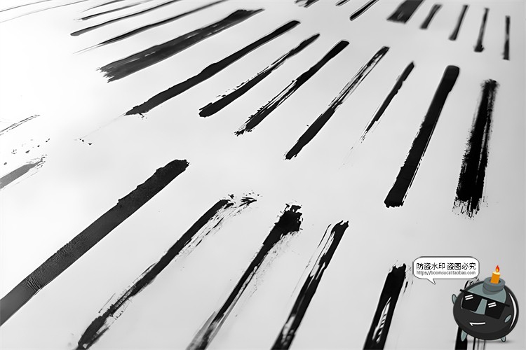 图片[6]-AI画笔组合集！木炭铅笔马克笔水彩书法笔插画师套装AI矢量笔刷-设计猿