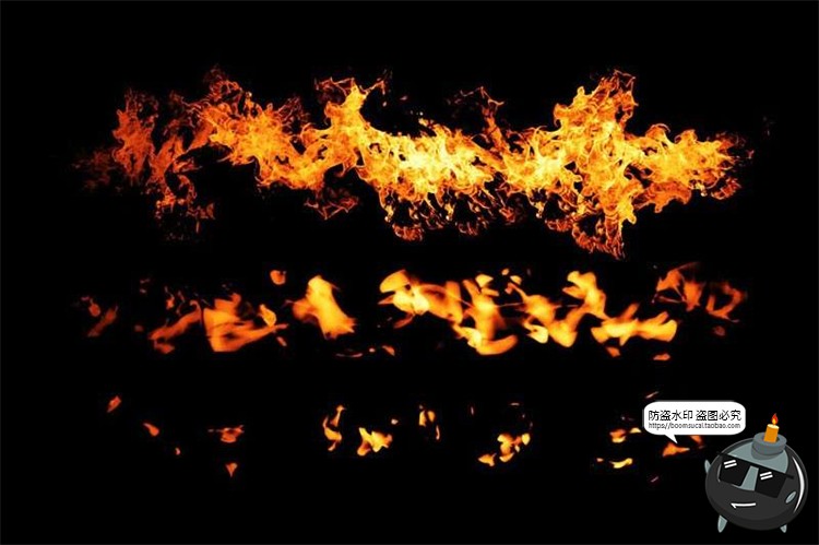 图片[5]-火焰燃烧火花特效画笔PS brush笔触ABR格式修图后期合成PS笔刷-设计猿