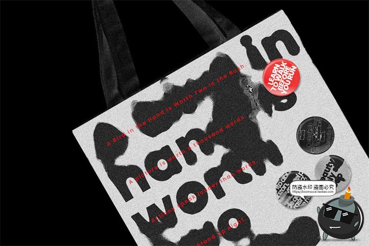 图片[11]-噪点磨损扭曲文字毛刺毛边模糊故障海报效果样机贴图PSD模板素材-设计猿