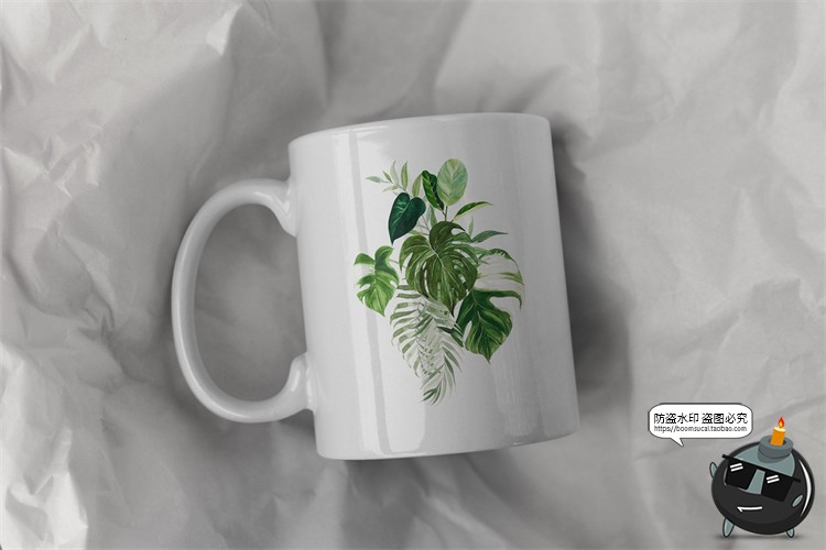 图片[5]-杯子马克杯水杯咖啡杯茶杯陶瓷杯下午茶场景展示样机PSD模板素材-设计猿