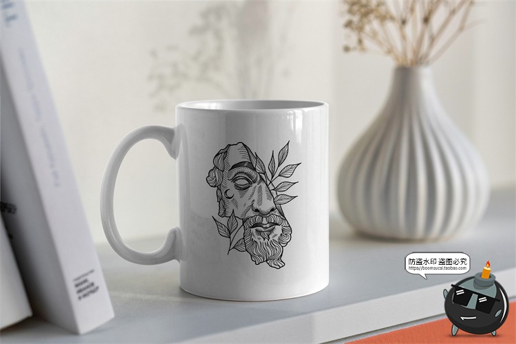 图片[8]-杯子马克杯水杯咖啡杯茶杯陶瓷杯下午茶场景展示样机PSD模板素材-设计猿