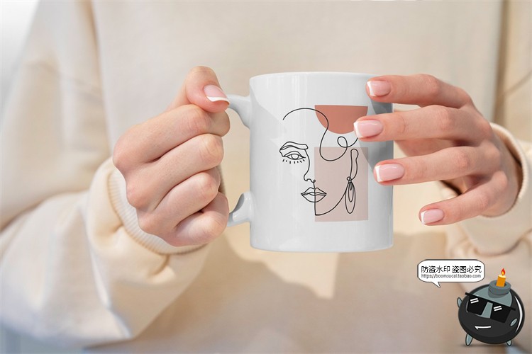 图片[11]-杯子马克杯水杯咖啡杯茶杯陶瓷杯下午茶场景展示样机PSD模板素材-设计猿