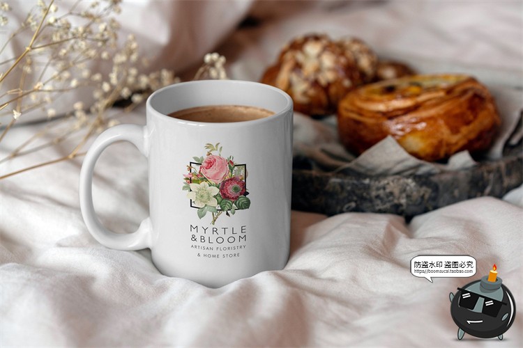 图片[15]-杯子马克杯水杯咖啡杯茶杯陶瓷杯下午茶场景展示样机PSD模板素材-设计猿