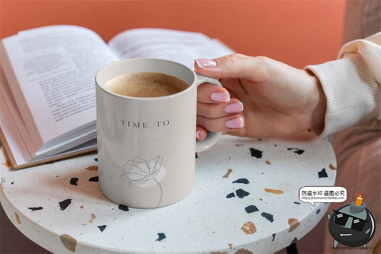 图片[17]-杯子马克杯水杯咖啡杯茶杯陶瓷杯下午茶场景展示样机PSD模板素材-设计猿