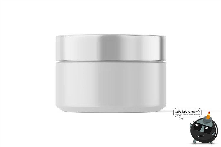 图片[12]-金属盖防晒霜美妆护肤膏体罐装瓶子外观贴图包装样机PSD模板素材-设计猿