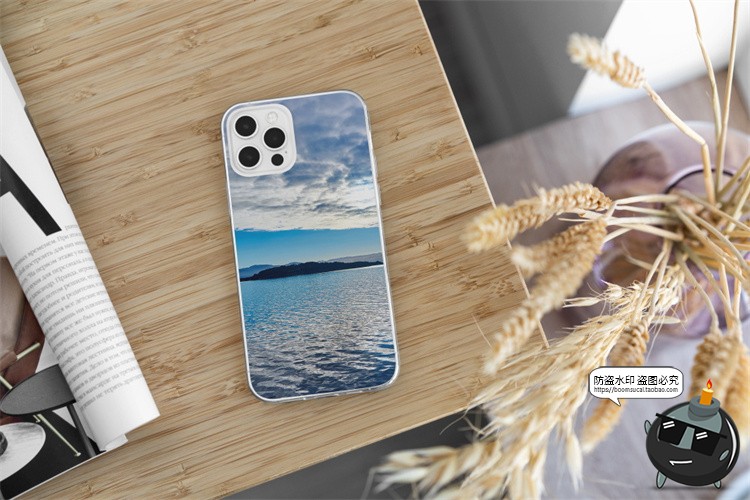 图片[6]-苹果iPhone12+12Pro透明塑料直角边手机壳硬壳样机PSD模板PS素材-设计猿