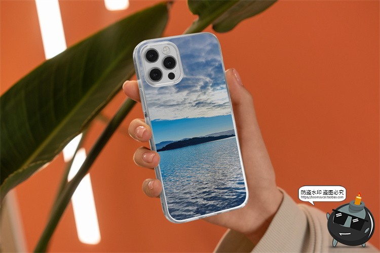 图片[14]-苹果iPhone12+12Pro透明塑料直角边手机壳硬壳样机PSD模板PS素材-设计猿