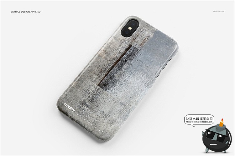 图片[10]-苹果iPhone X手机壳塑料半包硬壳材质mockups保护壳PSD样机PS素材-设计猿
