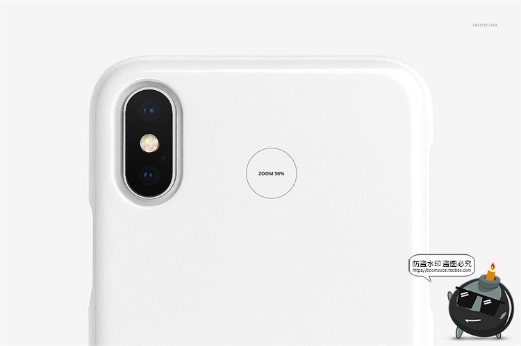 图片[14]-苹果iPhone X手机壳塑料半包硬壳材质mockups保护壳PSD样机PS素材-设计猿