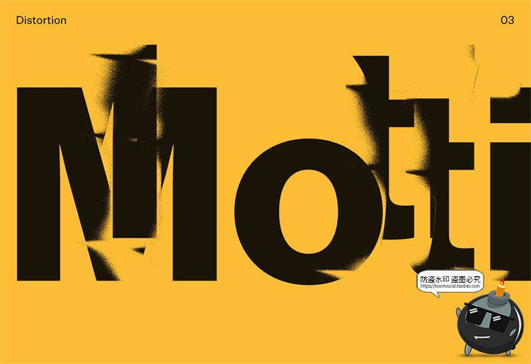 图片[4]-失真故障抖动混乱错乱效果图层样式样机字体特效PSD模板PS素材-设计猿