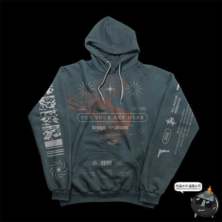 图片[10]-时尚街头潮牌T恤短袖卫衣运动衫服装mockups样机PSD模板PS素材-设计猿