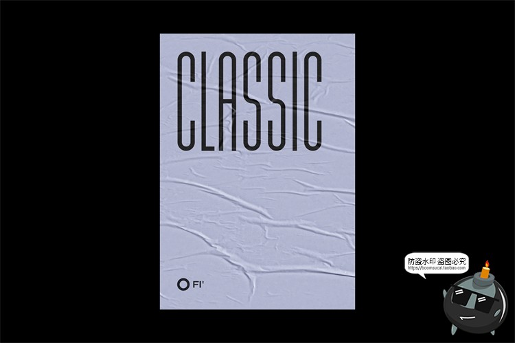 图片[3]-自然褶皱胶合海报广告智能贴图效果展示mockup样机PSD模板PS素材-设计猿