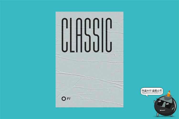 图片[8]-自然褶皱胶合海报广告智能贴图效果展示mockup样机PSD模板PS素材-设计猿