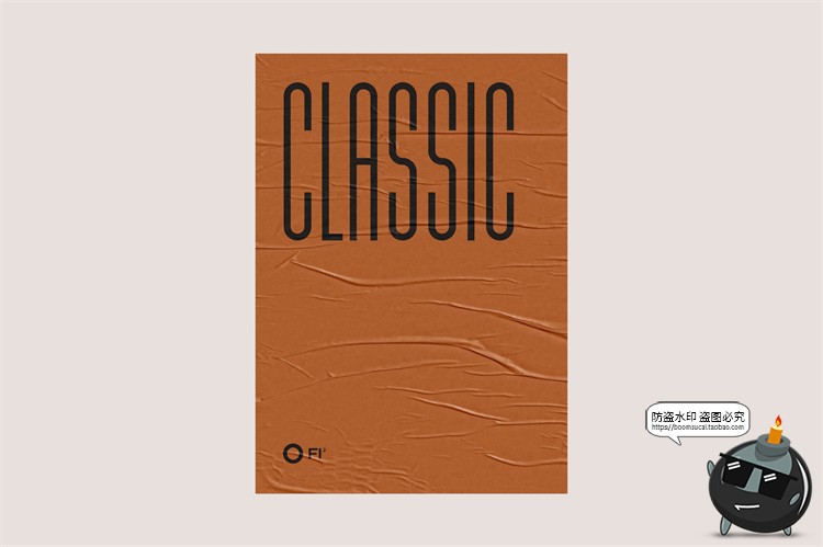 图片[10]-自然褶皱胶合海报广告智能贴图效果展示mockup样机PSD模板PS素材-设计猿