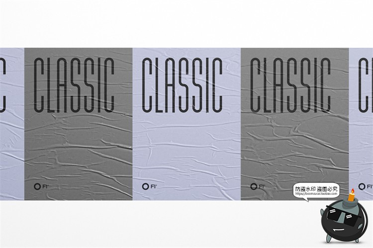 图片[19]-自然褶皱胶合海报广告智能贴图效果展示mockup样机PSD模板PS素材-设计猿