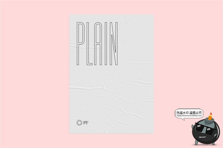 图片[23]-自然褶皱胶合海报广告智能贴图效果展示mockup样机PSD模板PS素材-设计猿