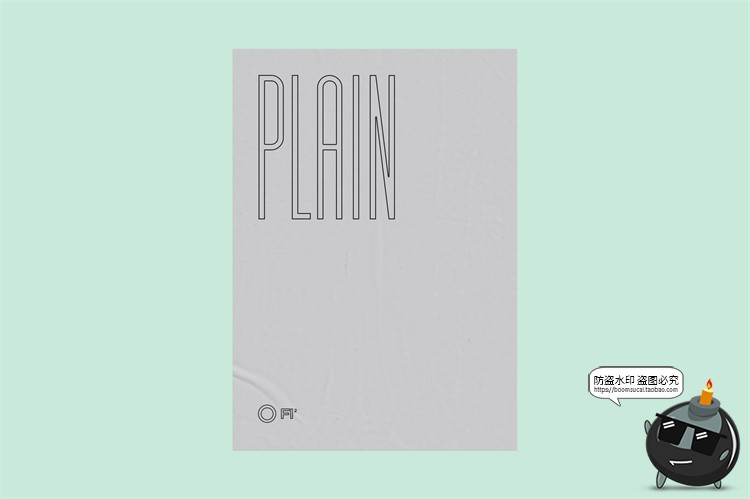 图片[27]-自然褶皱胶合海报广告智能贴图效果展示mockup样机PSD模板PS素材-设计猿