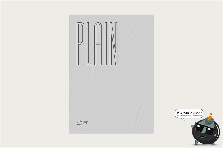 图片[36]-自然褶皱胶合海报广告智能贴图效果展示mockup样机PSD模板PS素材-设计猿