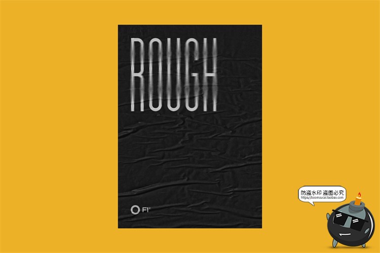 图片[43]-自然褶皱胶合海报广告智能贴图效果展示mockup样机PSD模板PS素材-设计猿