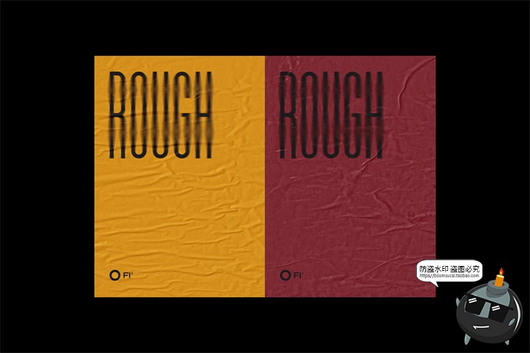 图片[57]-自然褶皱胶合海报广告智能贴图效果展示mockup样机PSD模板PS素材-设计猿