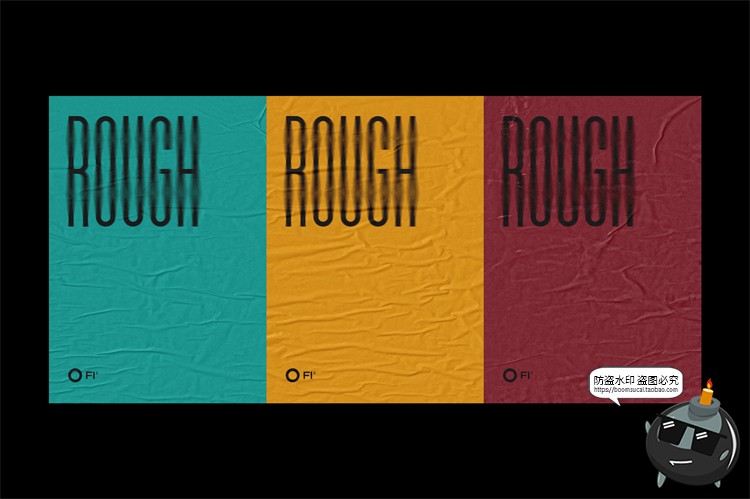 图片[58]-自然褶皱胶合海报广告智能贴图效果展示mockup样机PSD模板PS素材-设计猿