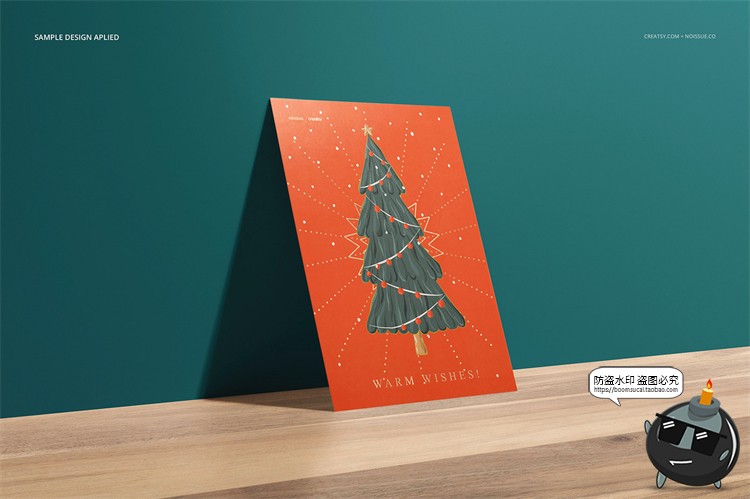 图片[14]-邀请函信封质感明信片卡片文具贴图样机场景展示效果PSD模板素材-设计猿