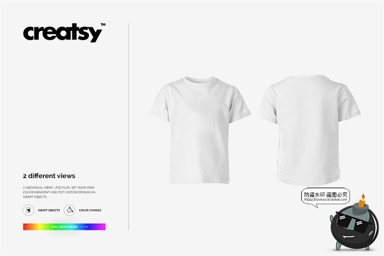 T恤短袖运动衣服棉质棉纶材质效果展示mockups样机PSD模板PS素材-设计猿