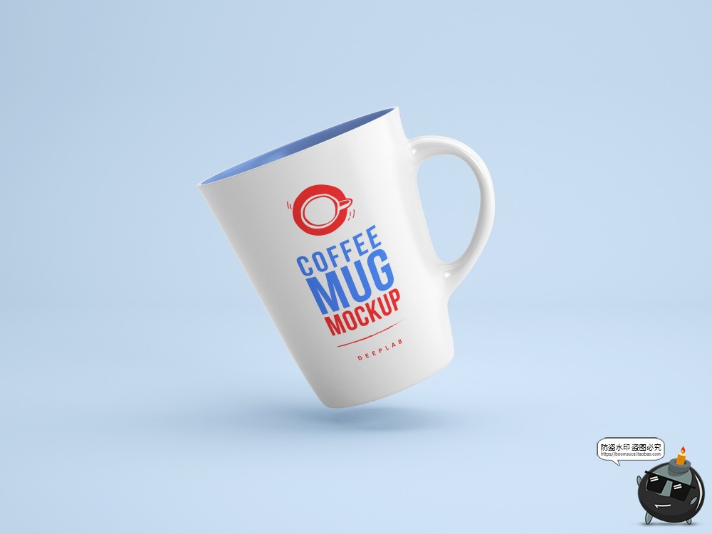 图片[3]-咖啡杯马克杯快餐早餐杯饮料茶漱口杯展示模型PSD模板样机PS素材-设计猿