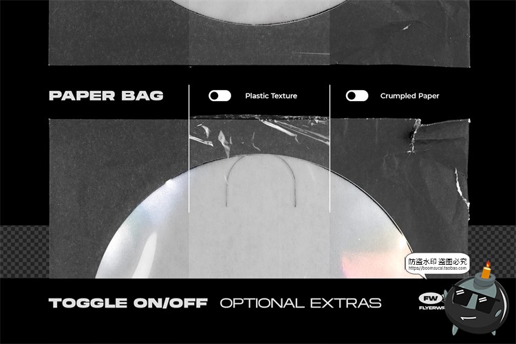 图片[10]-潮流质感CD光盘唱片专题专辑包装贴图效果展示样机PSD模板PS素材-设计猿