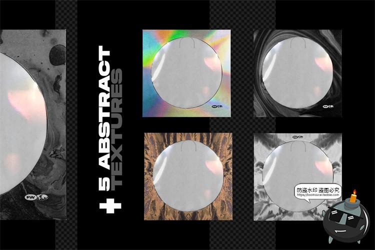 图片[16]-潮流质感CD光盘唱片专题专辑包装贴图效果展示样机PSD模板PS素材-设计猿