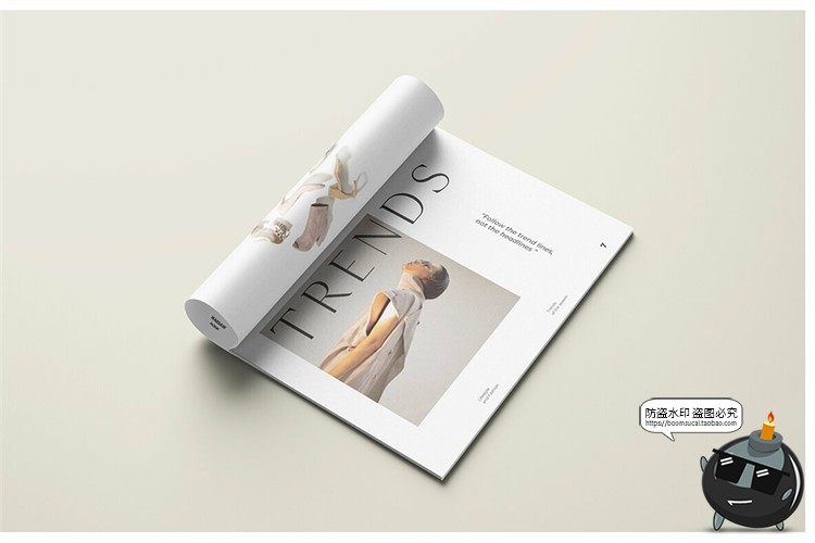 图片[3]-画册杂志书籍手册样机场景模拟效果mockup智能贴图PSD模版PS素材-设计猿