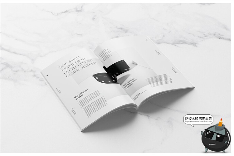 图片[6]-画册杂志书籍手册样机场景模拟效果mockup智能贴图PSD模版PS素材-设计猿