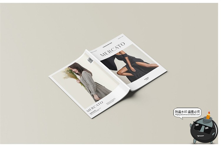 图片[7]-画册杂志书籍手册样机场景模拟效果mockup智能贴图PSD模版PS素材-设计猿