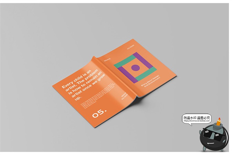 图片[12]-画册杂志书籍手册样机场景模拟效果mockup智能贴图PSD模版PS素材-设计猿