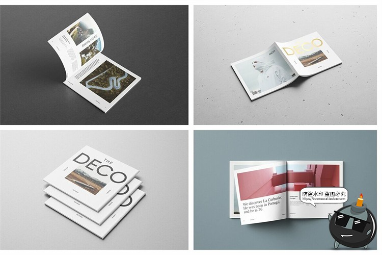 图片[15]-画册杂志书籍手册样机场景模拟效果mockup智能贴图PSD模版PS素材-设计猿