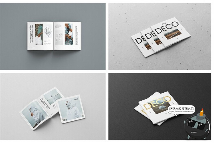 图片[18]-画册杂志书籍手册样机场景模拟效果mockup智能贴图PSD模版PS素材-设计猿