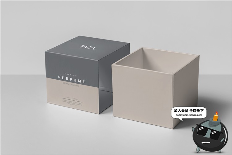 图片[6]-奢侈品珠宝首饰品牌包装纸盒子VI提案智能贴图样机PSD模板PS素材-设计猿